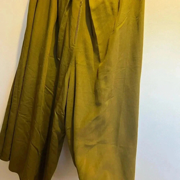 Wide Leg Olive Pants - Picture 9 of 9